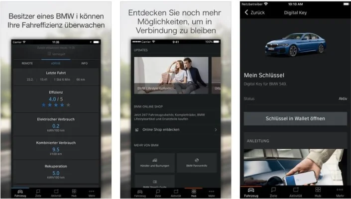 BMW Connected App dank Update ab sofort mit Support für Apple CarKey