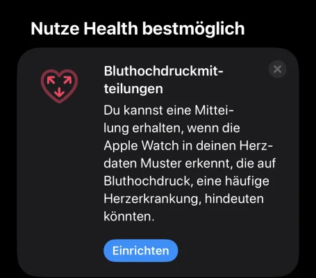 Apple Watch Praxis-Tipp: So aktivierst du die Bluthochdruckmitteilungen