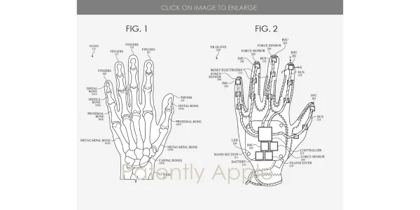 Apples Patentantrag für Datenhandschuh mit smarter Grifferkennung bewilligt