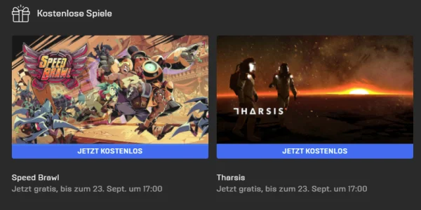 Gratis-Games der Woche: "Speed Brawl" & "Tharsis" kostenlos im Epic Games Store
