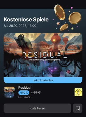 Für iOS, iPadOS & Windows: Epic verschenkt Spiele in seinem Games Store