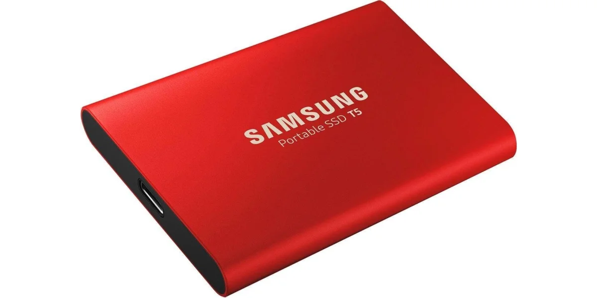 Samsung T5 1TB externe SSD-Festplatte für 119,00€