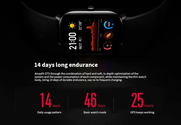 Amazfit GTS - ein günstiger Apple Watch Klon aus China
