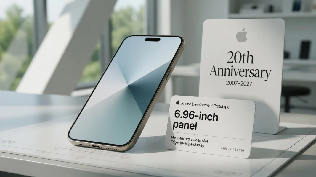 Apple prüft 7-Zoll-Display für iPhone im Jubiläumsjahr 2027