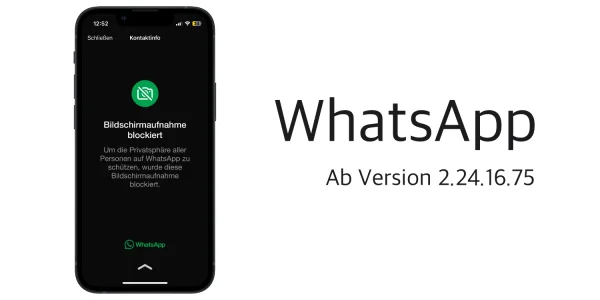 WhatsApp Profilbilder: Meta sperrt auf dem iPhone das Anfertigen von Screenshots