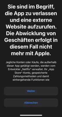 Netflix führt externen Abo-Button für iPhone- & iPad-Nutzer ein