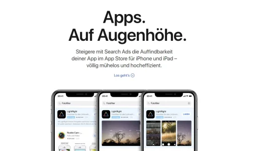 Gute Nachricht für Entwickler: Apple Search Ads ab August auch im deutschen App Store verfügbar