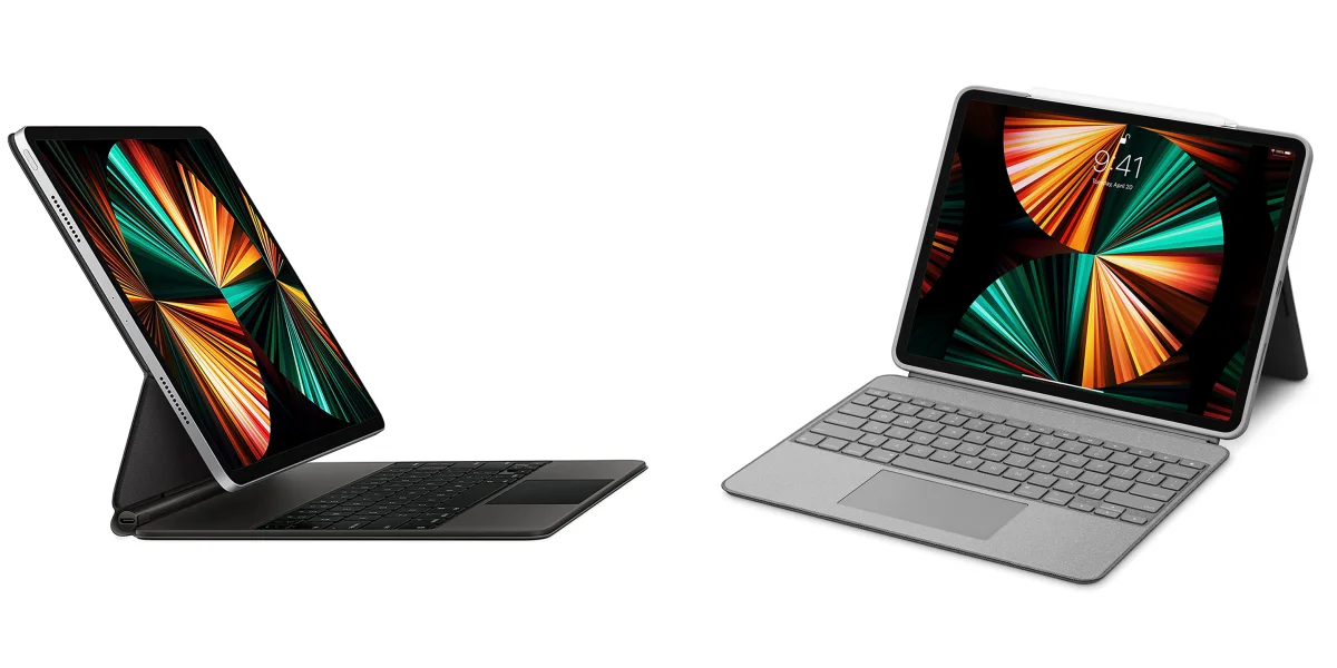 iPad Pro - Logitech Combo Touch Tastaturhülle im Vergleich mit dem Magic Keyboard