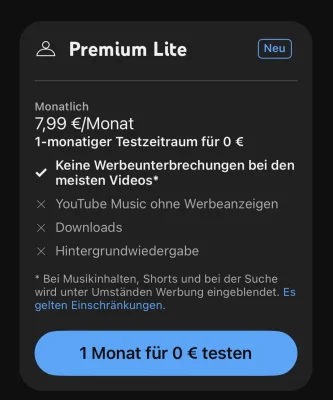 Mit VPN erstellt: YouTube will noch härter gegen illegale Premium-Abos vorgehen