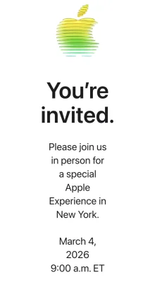 „Apple Experience": Apple kündigt Event für den 4. März an