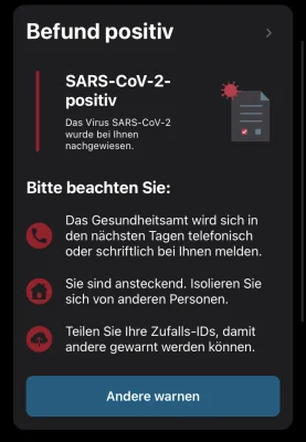 SARS-CoV-2 positiv: So funktioniert das Warnen anderer Nutzer mit der Corona-Warn-App