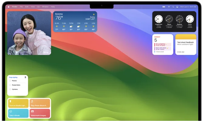 macOS 14 Sonoma ist da: Widgets, neue Wallpaper, Bildschirmschoner & mehr
