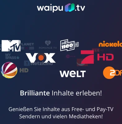 waipu.tv ab sofort auf dem Apple TV verfügbar