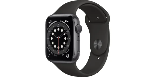 Apple Watch Series 6 Space Grau Aluminium 44mm für nur 397,82€