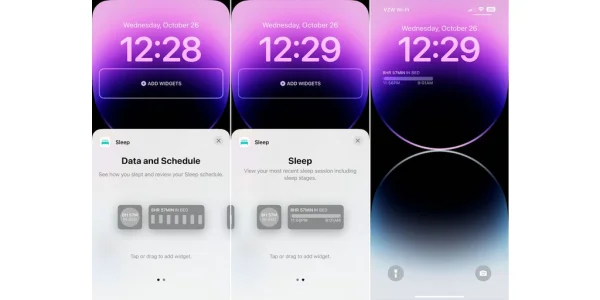 iOS 16.2 bringt neues Schlafen-Widget auf den Sperrbildschirm