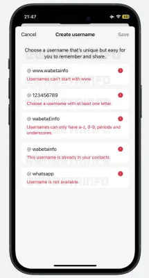 WhatsApp: Neue Beta führt Benutzernamen ein