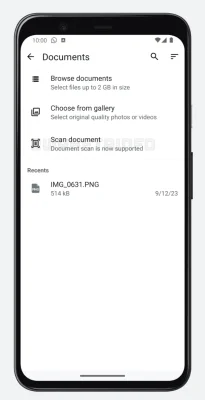 WhatsApp bekommt einen Dokumenten-Scanner