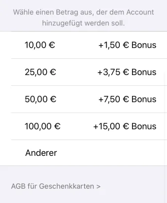 Bonusguthaben für iTunes-Karten: 15 Prozent bei Apple & Rewe, bis zu 20 Prozent bei Kaufland