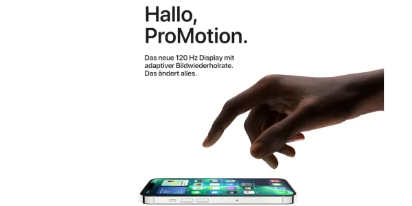 ProMotion soll beim iPhone 14 nicht mehr nur für die Pro-Geräte verfügbar sein