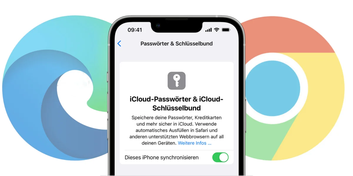 macOS Sonoma: iCloud-Schlüsselbund auch für Browser von Drittanbietern