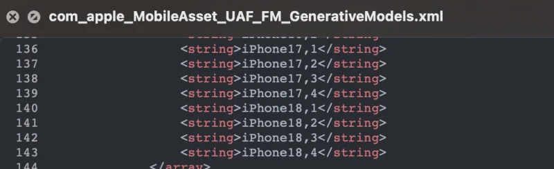macOS 15.1 Beta enthält Modellnummern von neuen iPhones, iPads & Macs
