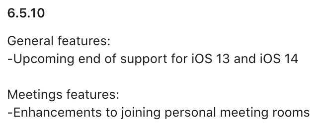 Zoom: Zwei ältere iOS-Versionen werden bald nicht mehr unterstützt