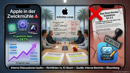 Apple prüft KI-Agenten-Apps im App Store trotz Sicherheitsrisiken