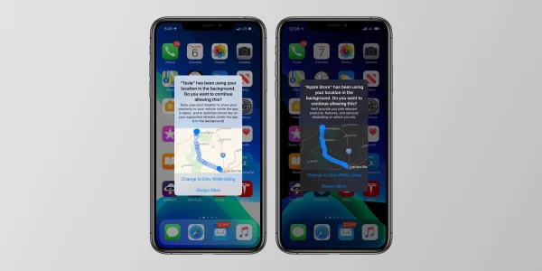 iOS 13 zeigt eine Karte der Orte an denen Apps die Standortdaten ausgelesen haben