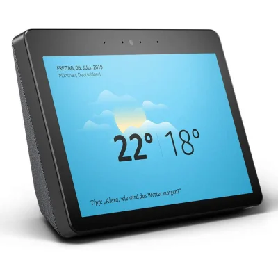Echo Show (2. Gen.) Lautsprecher mit 10-Zoll-HD-Display