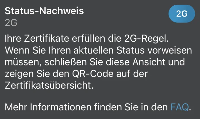 2G, 2G+, 3G & 3G+: Neue Version der Corona-Warn-App informiert detailliert über den eigenen Status