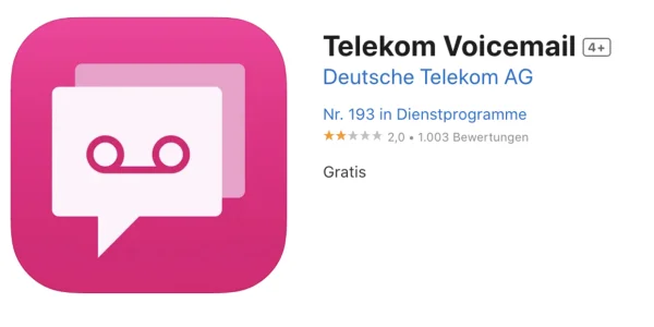 Telekom Voicemail: Die App für iOS, iPadOS und watchOS wird eingestellt
