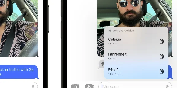 Einheiten-Konvertierung ohne Siri kommt mit iOS 16 & iPadOS 16