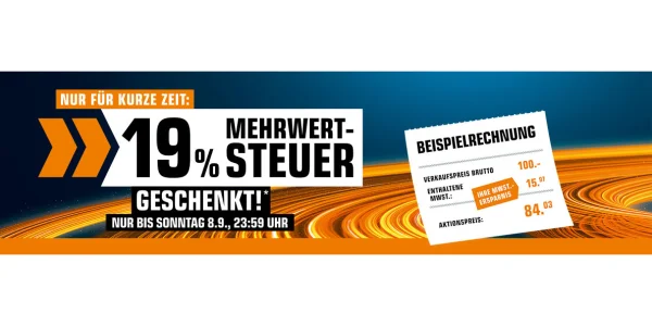 Nur noch heute! Saturn führt wieder die Mehrwersteuer-Geschenkt Aktion durch
