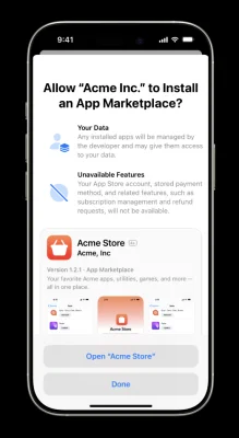 iOS 18.6: Apps können von beliebigen Webseiten installiert werden