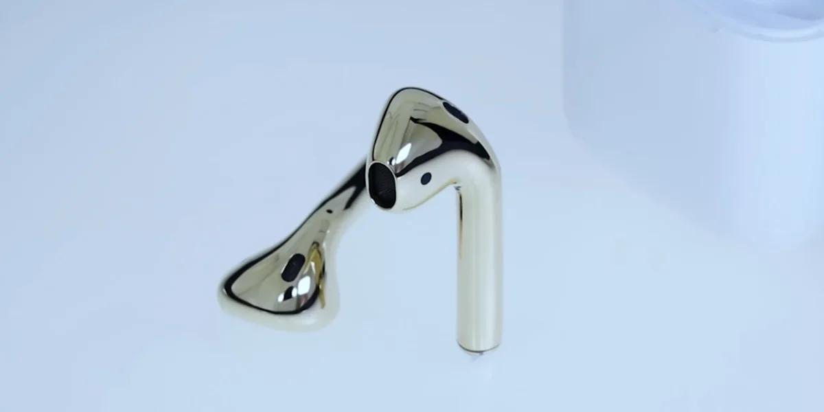 AirGolds, die teuersten AirPods der Welt aus 18 Karat Gold