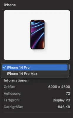 Pixelmator Pro 3.3.1 kommt mit Bildvorlagen verschiedener Apple-Geräte