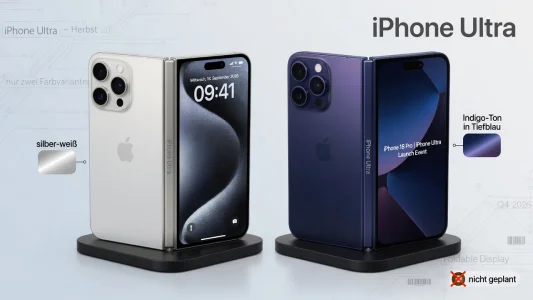 iPhone Ultra: Faltbares iPhone startet nur mit zwei Farben