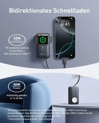 Nur 54,99 Euro: Anker MagGo Powerbank mit Ladedock für die Apple Watch zum Schnäppchenpreis (Update #3)
