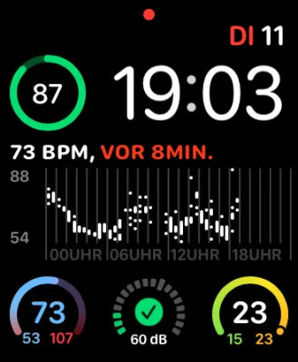 AppleWatch und watchOS 6 - so sieht die neue Geräuschpegel-Funktion aus