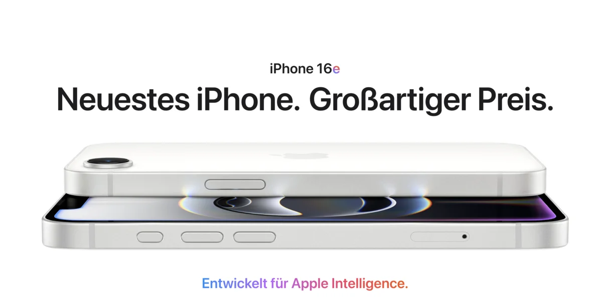 Das iPhone 16e ist da: Der Einstieg in die iPhone-Welt ab 699 Euro