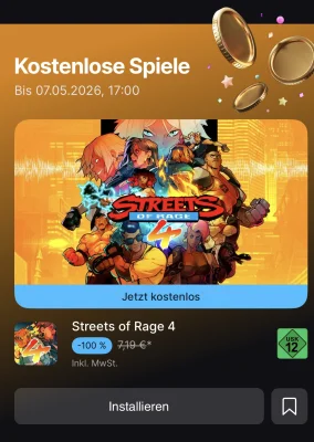 „Streets of Rage 4“ für iOS und iPadOS kostenlos im Epic Games Store