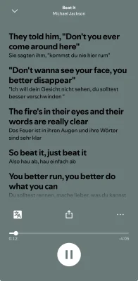 Spotify kündigt drei neue Funktionen für die Songtexte an