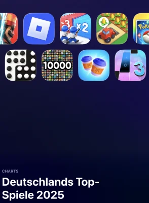Die Highlights im App Store: Das sind die deutschen App-Charts 2025!