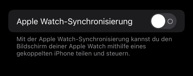 Praxistipp: Steuern der Apple Watch mit dem iPhone