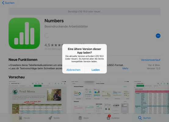 iOS-Praxistipp: Nicht mehr unterstützte Apps auf alten Geräten installieren