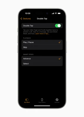 watchOS 10.1: Das kann die neue Doppeltipp Geste
