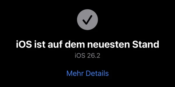 iOS 26.2.1: Wartungsupdate steht in den Startlöchern (Aktualisierung: Das Update ist da!)