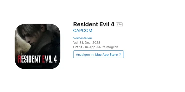 „Resident Evil 4“ erscheint am 20. Dezember für iOS, iPadOS & macOS