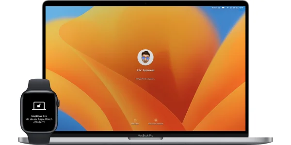 Mit macOS 13.3.1 kann der Mac wieder mit der Apple Watch entsperrt werden