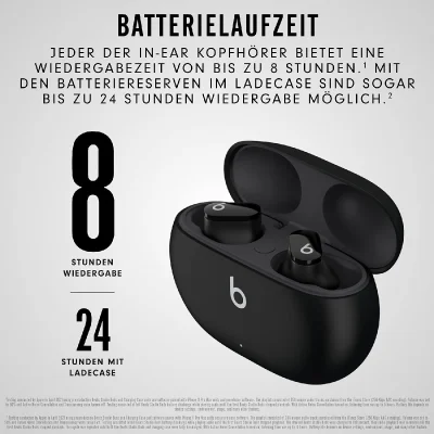 Nur 129 Euro: Beats Studio Buds noch bis heute Nacht 21 Euro günstiger bei Amazon